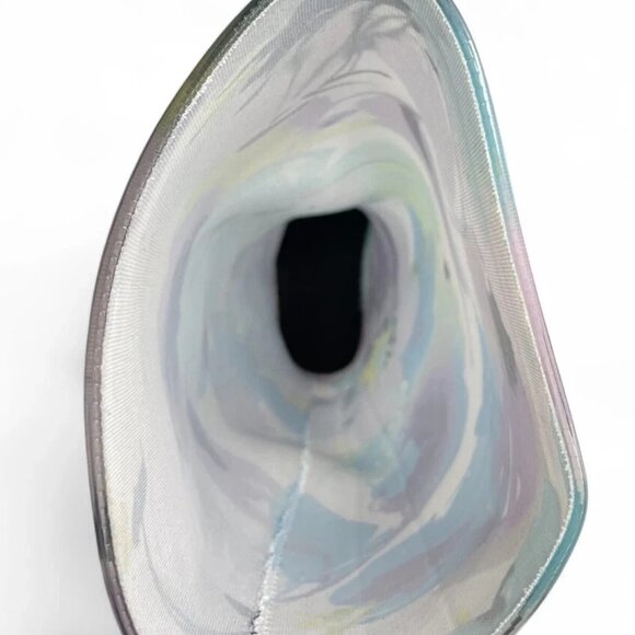 New George Made In Canada Floral Garden Rubber Rain Waterproof Boots Women's 7 - Picture 9 of 10